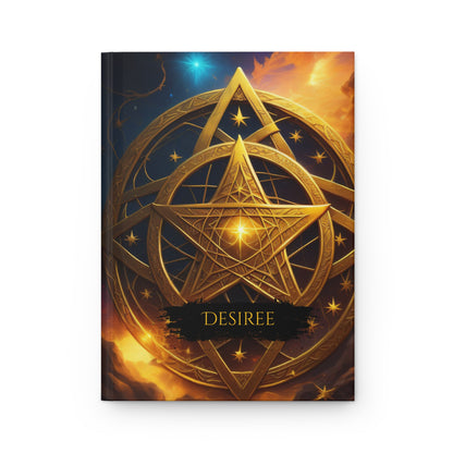 Pentacles Hardcover Matte Journal : Tarot Notebook | Tarot Queen Notebook | Divination Journal | Tarot Journal | Tarot Gifts