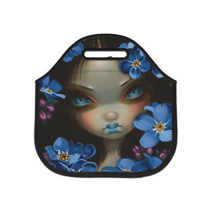Gothic Flower Fairy Neoprene Lunch Bag