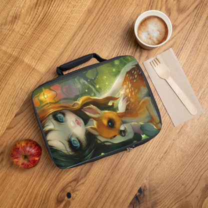 Cottage Core Deer Lunch Bag  | Lunch Box for Adults | Fairycore Lunch Box | Fairy Lunch Bag | Witchy Lunch Box | Faeriecore
