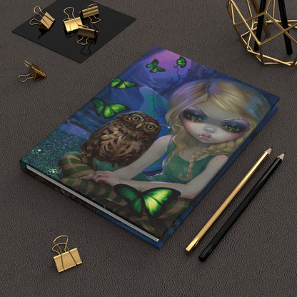 Tinkerbell Butterfly Fairy Core Hardcover Matte Journal :  Faerie Notebook  |  Fairy Notebook  |  Butterfly Journal  |