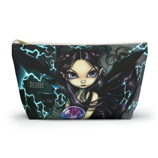Gothic Fairy Bag- Fairy Core Pouch-  Fairy Pouch- Fairy Makeup Bag- Gothic Makeup Bag, Fairy Core Travel Bag Jasmine Becket Griffith
