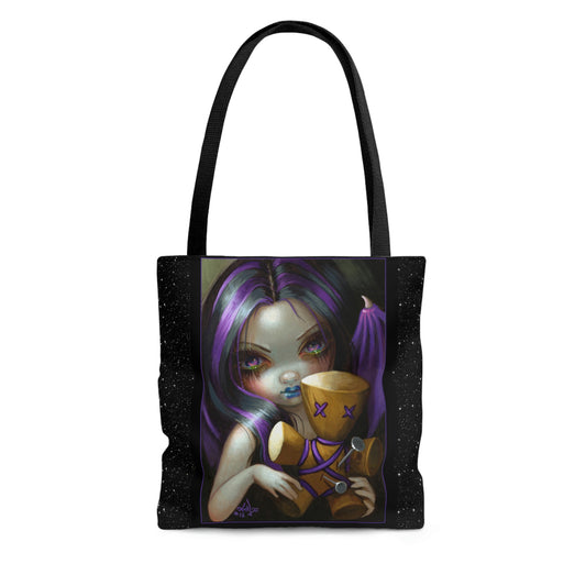 Voodoo Girl Stardust Witchy Tote Bag  |  Witchy Bag | Witchcraft Tote Bag  | Voodoo Tote Bag | Gothic Tote Bag | Witch Bag