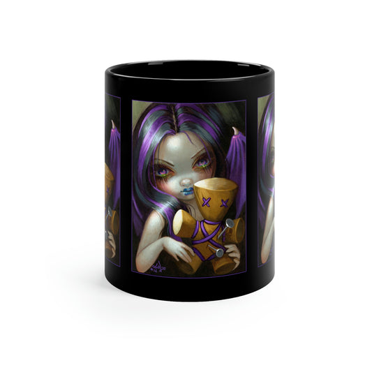 Voodoo 11oz Black Mug  |  Witch Mug | Witchy Mug | Fairy Mug | Witchcraft Mug | Gothic Mug