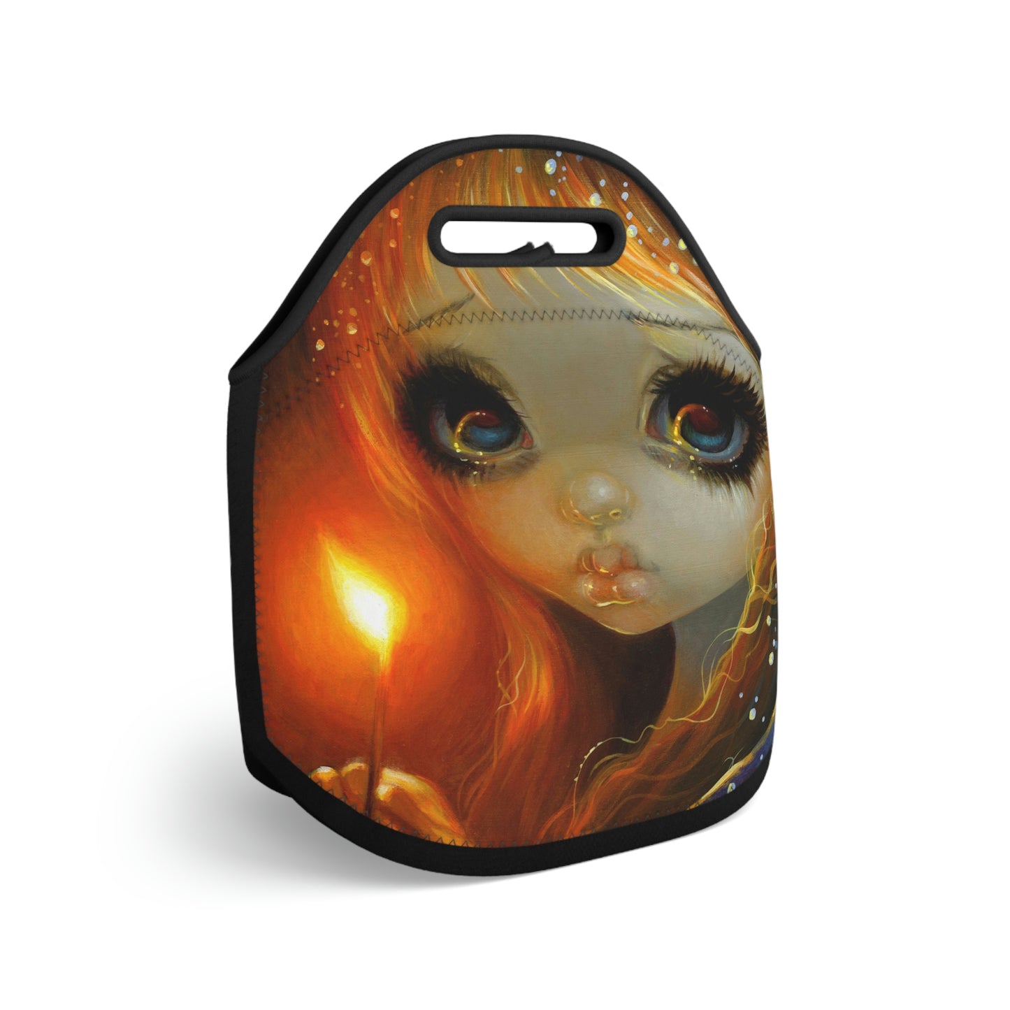 Cottage Core Candlelight Neoprene Lunch Bag