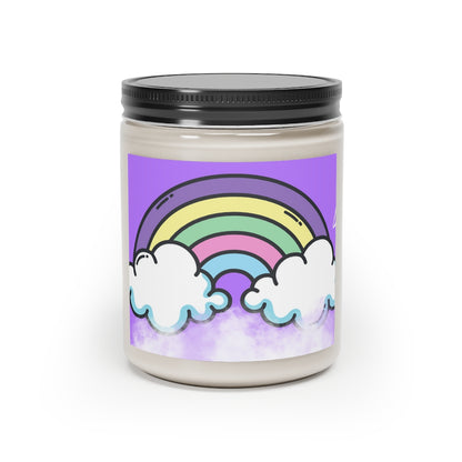 Super Cute Happy Rainbow Scented Candle, 9oz