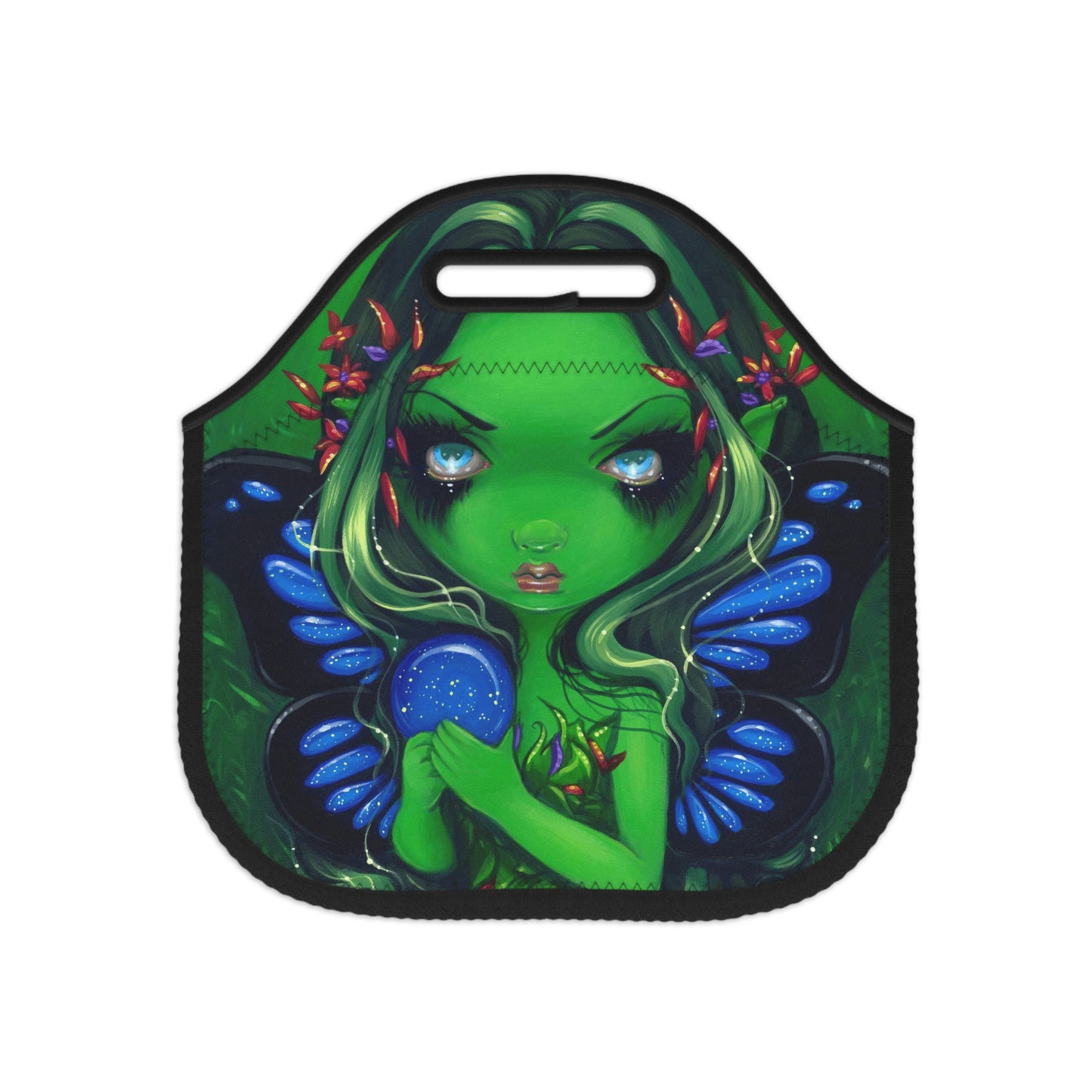 Gaia Goddess of the Earth Neoprene Lunch Bag  | Lunch Box for Adults | Witchy Lunch Box | Witch Lunch Bag | Witchy Lunch Box | Witchcore