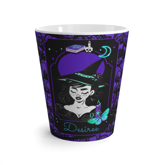 Personalized Witchy Latte Mug, Witchy Mug, Witch Gift, Halloween Mug, Witchy Gifts , Personalized Gift, Witchcraft Mug