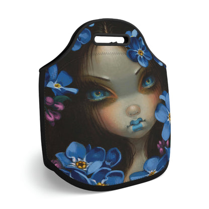 Gothic Flower Fairy Neoprene Lunch Bag