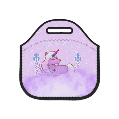 Girly Unicorn Neoprene Lunch Bag  | Lunch Box for Adults | Unicorn Lunch Box | Unicorn Lunch Bag | Magical Lunch Box | Fairytale