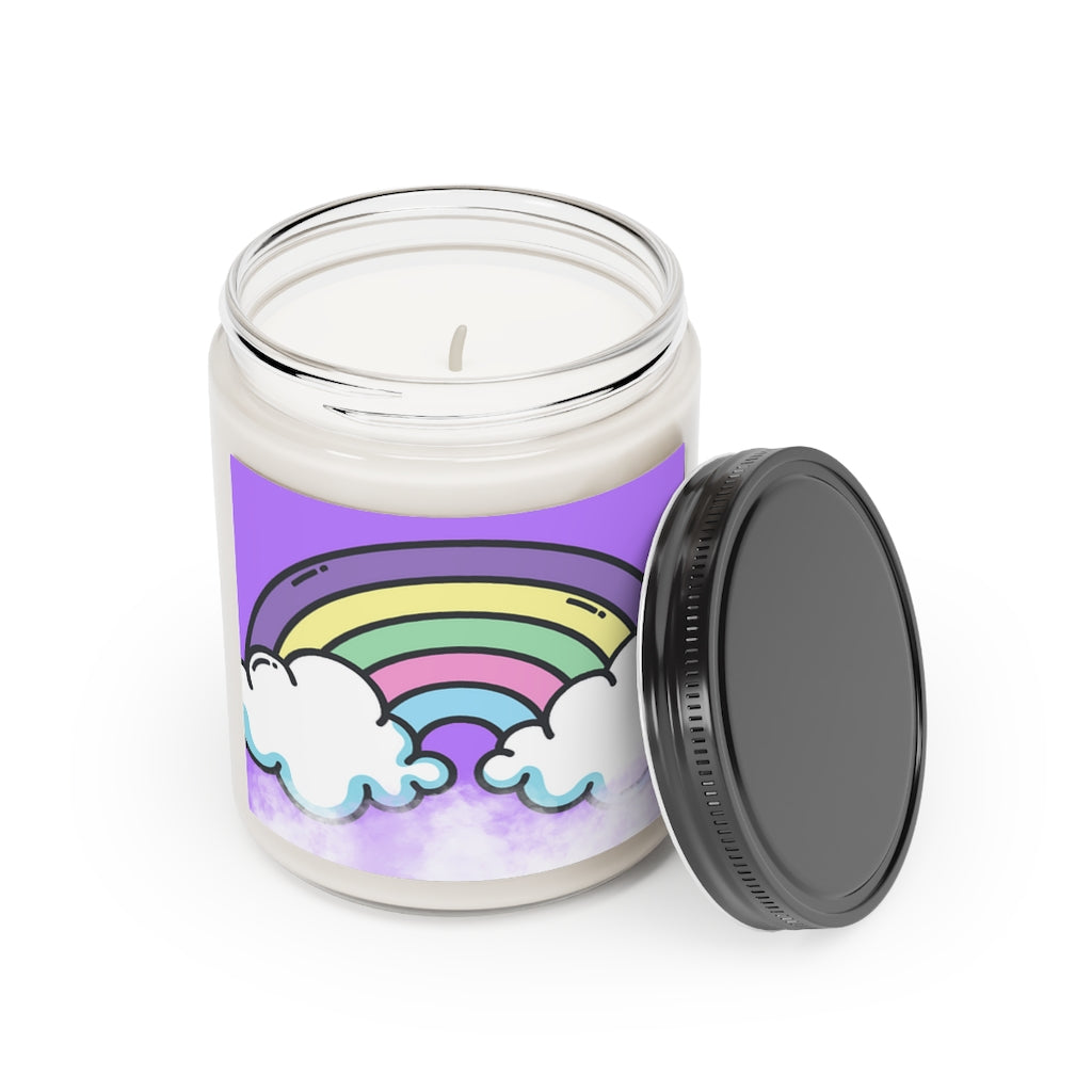 Super Cute Happy Rainbow Scented Candle, 9oz