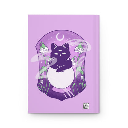 Luna Goddess Cat Journal : Hardcover Matte Witch Notebook