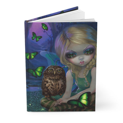 Tinkerbell Butterfly Fairy Core Hardcover Matte Journal :  Faerie Notebook  |  Fairy Notebook  |  Butterfly Journal  |